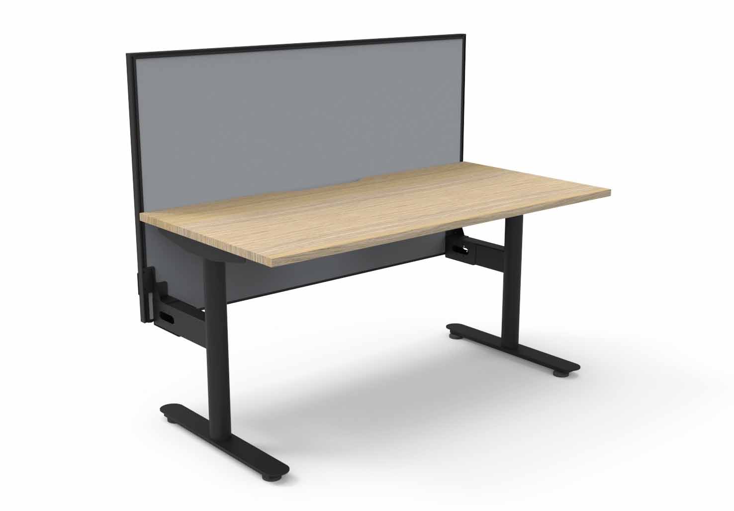 Halo Static Single Sided Workstation - with Screen